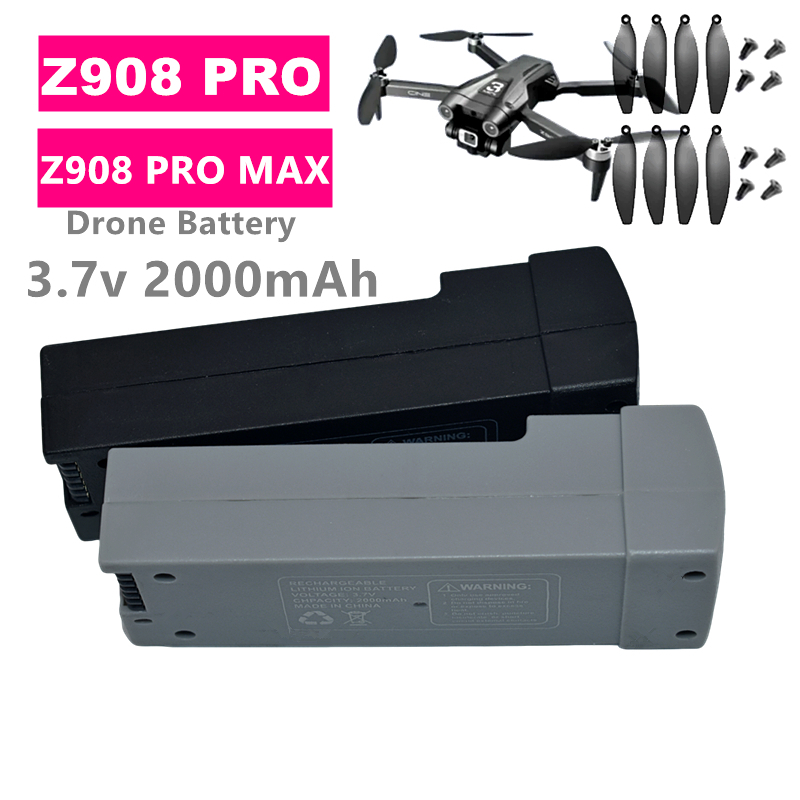 Drone Battery Plate - Z908 PRO ドローンバッテリー 3.7v 2000mah Z908