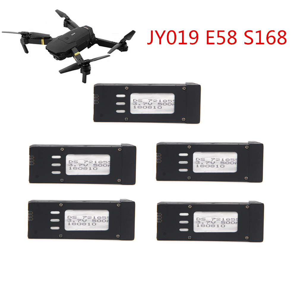 Eachine Drone E58 - 3.7vリポバッテリーeachine E58 S168 JY019 rcドローンquadcopterスペアパーツ交換充電式バッテリー3.7v 500バッテリー