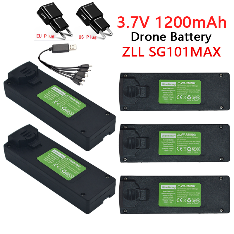 Drone Battery Balance Charger - 充電器アクセサリー、バッテリー3.7V 1200mAh SG101 MAX Proドローン用リポバッテリー、航空機用バッテリーを装備