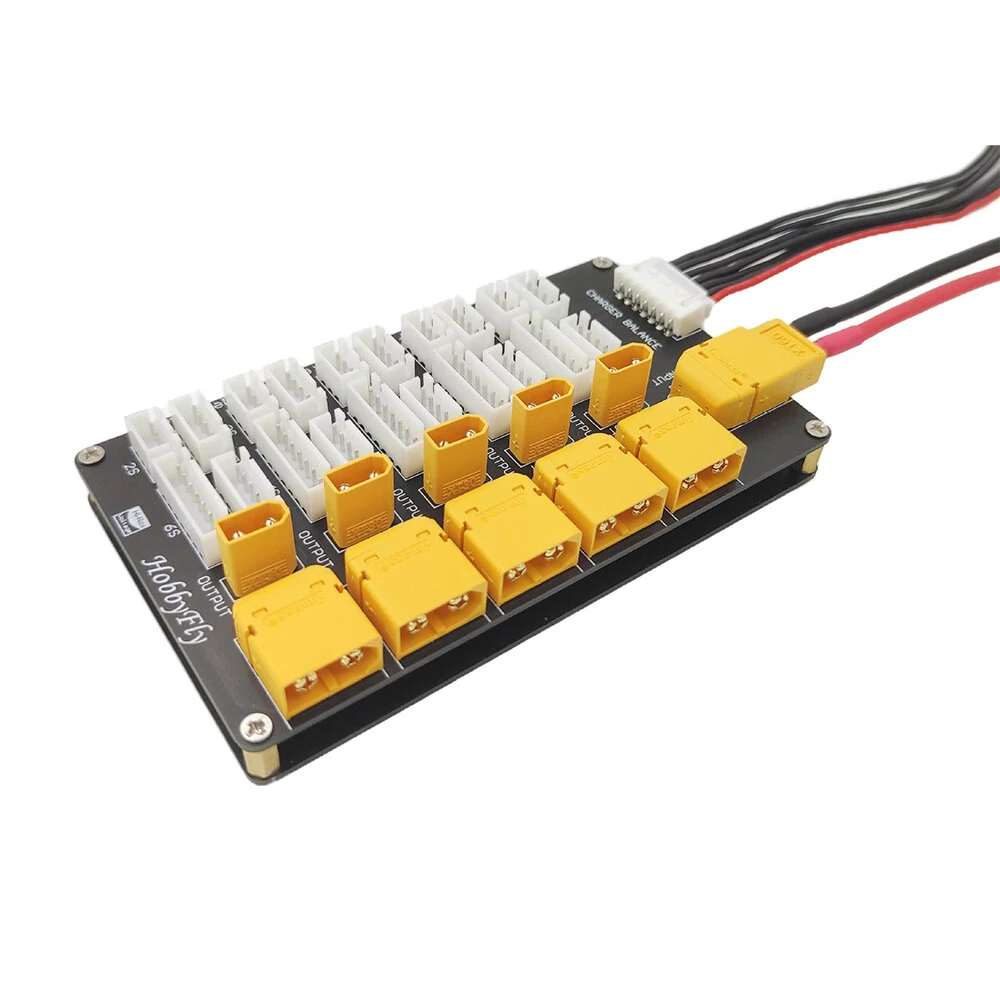 T60 XT30 Lipo バッテリー平行充電ボード 2in - Drone Battery 6S のレビューと価格