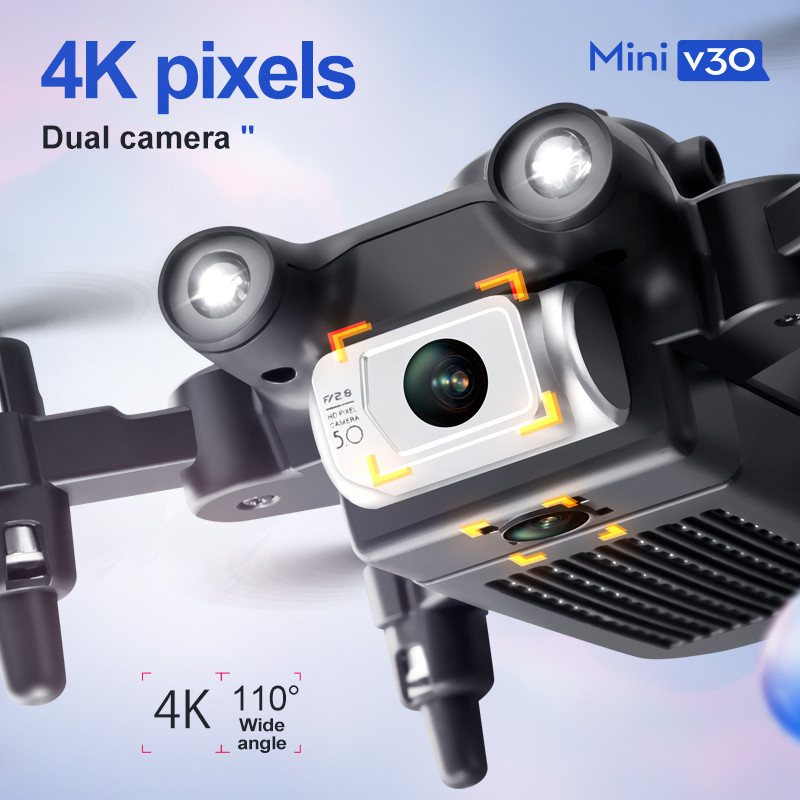 ミニ V30 WiFi FPV ドローン 4K HD デュア - Eachine Drone E010 のレビューと価格