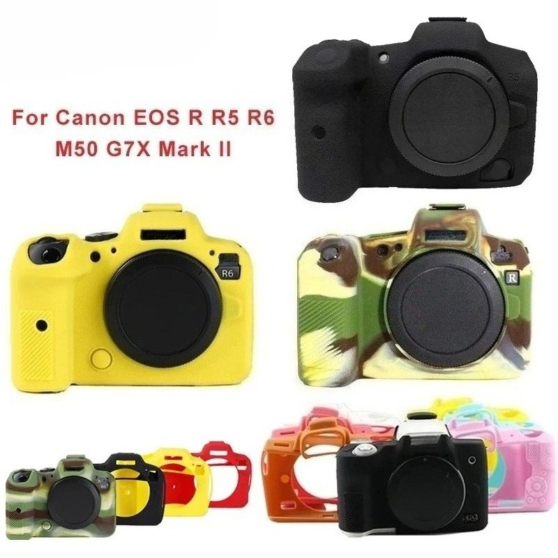 シリコンカバー ラバー シリコン カメラケース カバー スキ - Canon Camera Eos M50 Mark Ii のレビューと価格