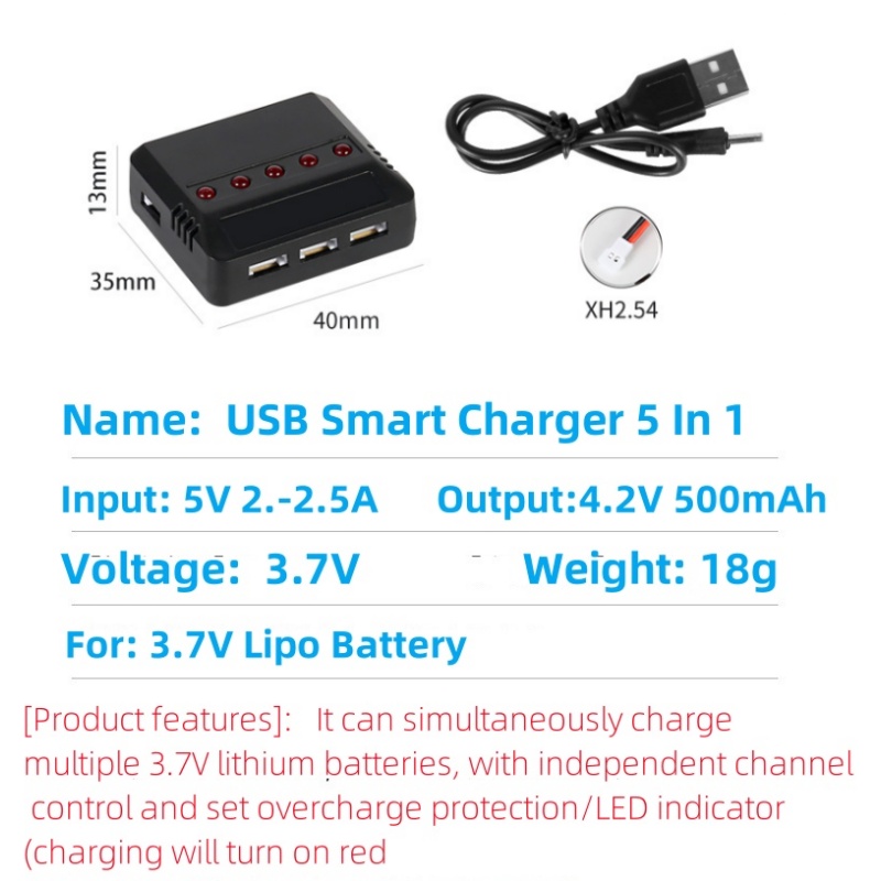 Syma X5HW X5HC X5C X5SW 3.7V 5 - Drone Battery Balance Charger のレビューと価格