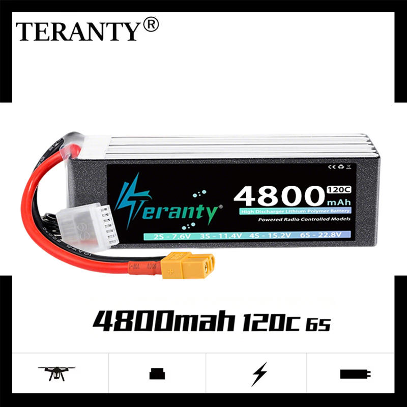 TERANTY 6S 4800mAh リポバッテリー 22. - Drone Battery 6S のレビューと価格