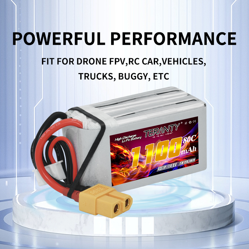TERANTY 4S 1100mAh 80C/160C リポ - Drone Battery Plate のレビューと価格