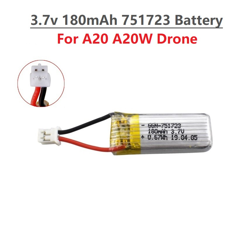 オリジナル 3.7V 180mAh リポバッテリーと充電器  - Drone Battery Balance Charger のレビューと価格