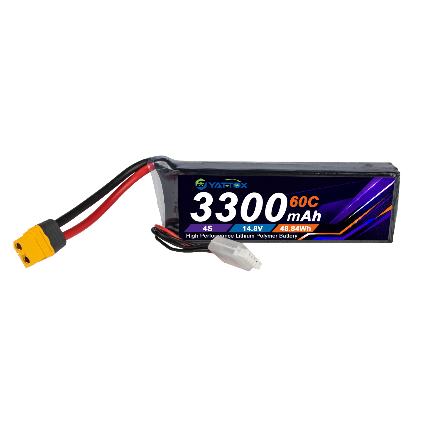 Yattox 4S 3300mAh 60C LiPoバッテリ - Drone Battery 4S のレビューと価格