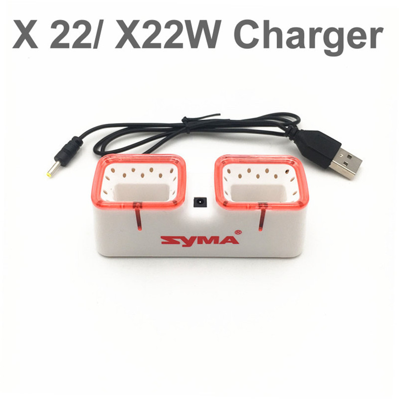 デュアル USB 高速充電器 Syma X22 X22W ド - Drone Battery Balance Charger のレビューと価格