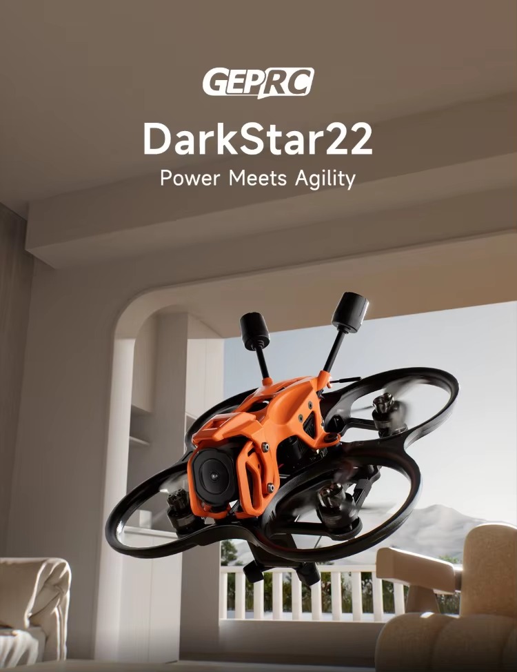 新型GEPRC DarkStar22 O4 Pro HD F - Drone Battery 4S のレビューと価格