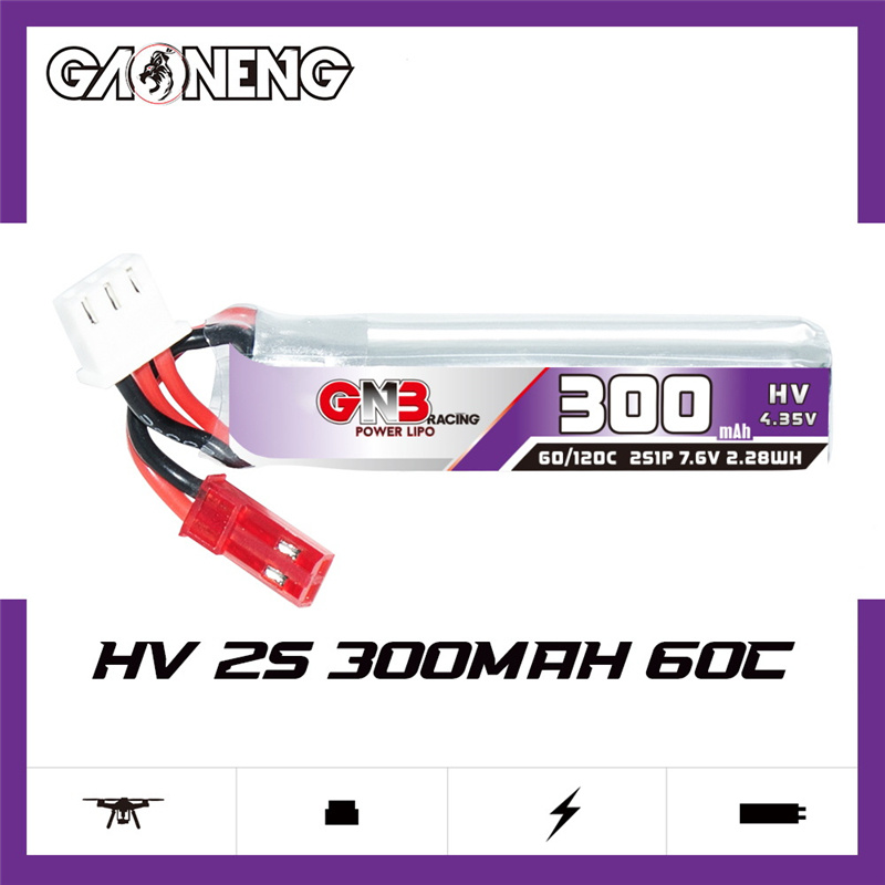 GAONENG GNB 2S 7.6V 300mAh 60C - Drone Battery Plate のレビューと価格